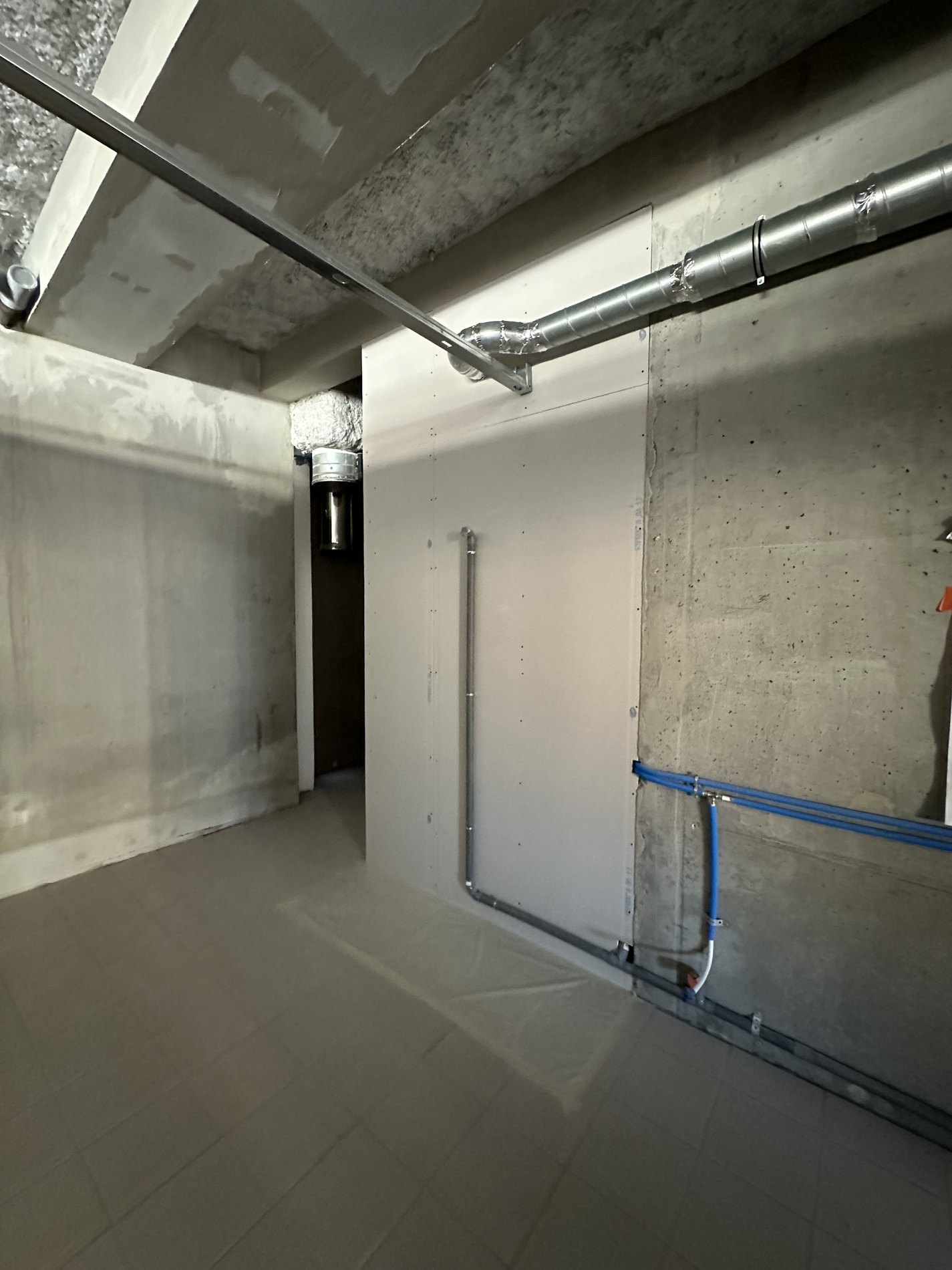 Préparation de chantier avant démolition intérieure